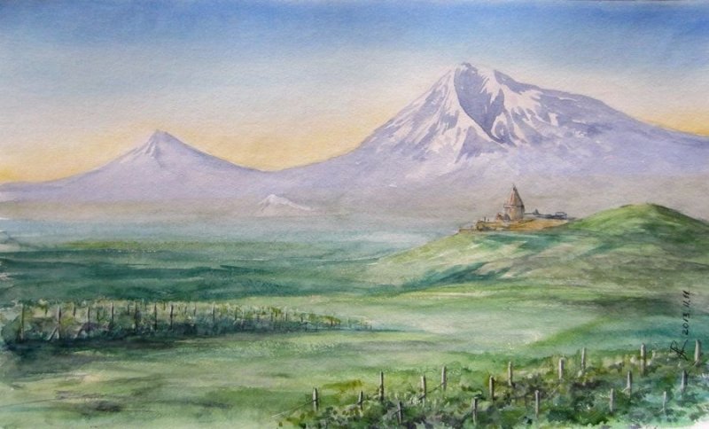 Гора Арарат глазами художника