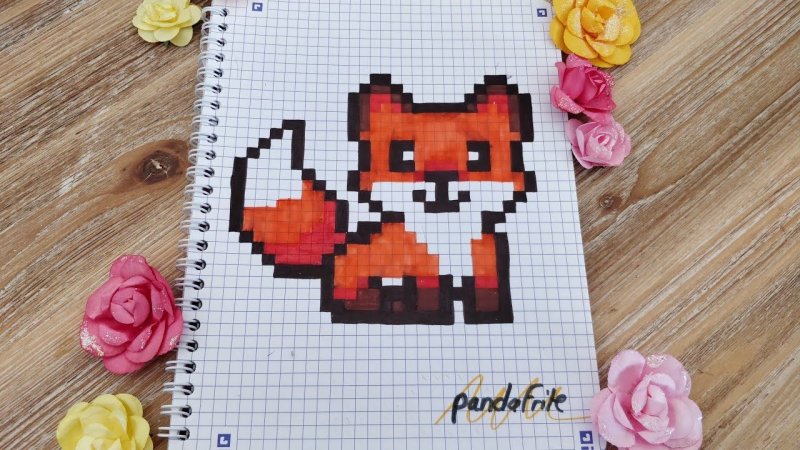 Идеи для рисунков в клеточку