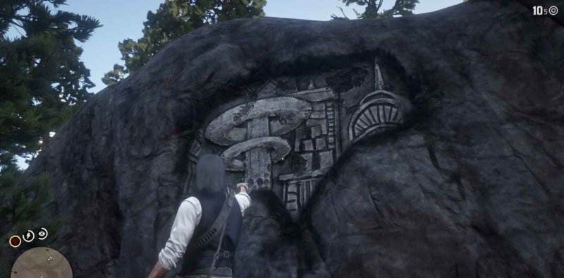 Наскальные рисунки rdr 2