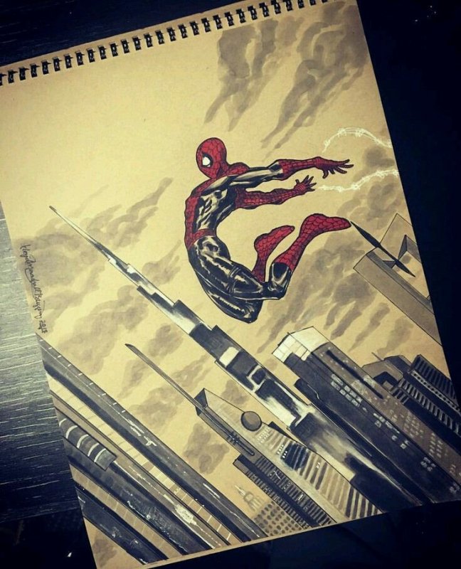 Рисунки Марвел