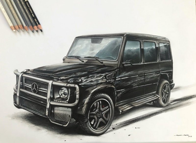 Раскраска Гелик g63 AMG