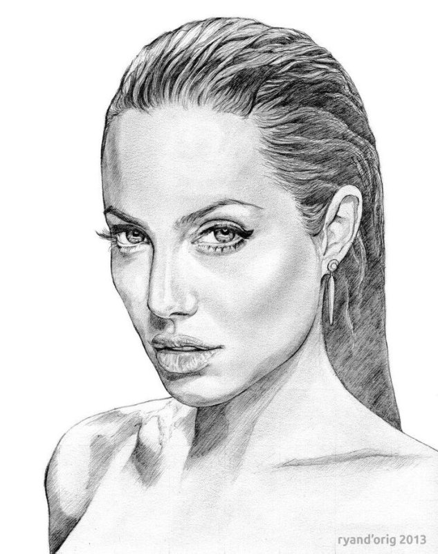 Анджелина Джоли фотопортрет