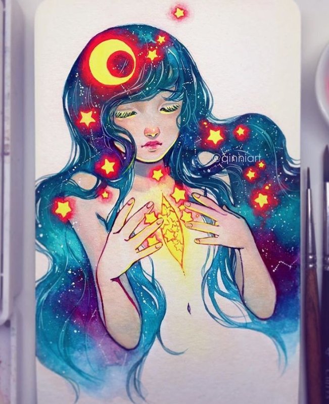 Космос рисунок