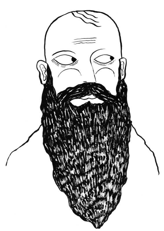 Рисование бороды