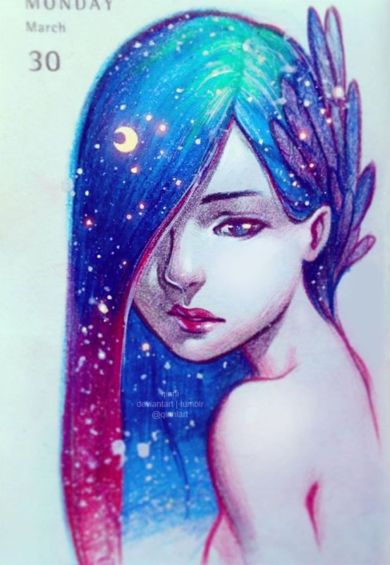 Рисунки для срисовки девушки