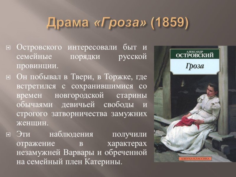 Драмы гроза Островского книга