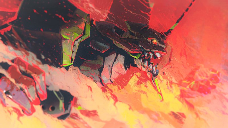 арт евангелион