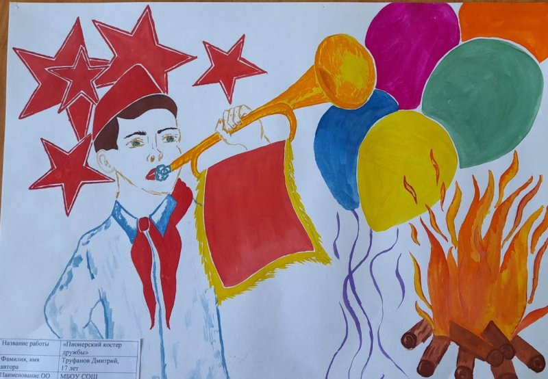 Рисунок на день пионера