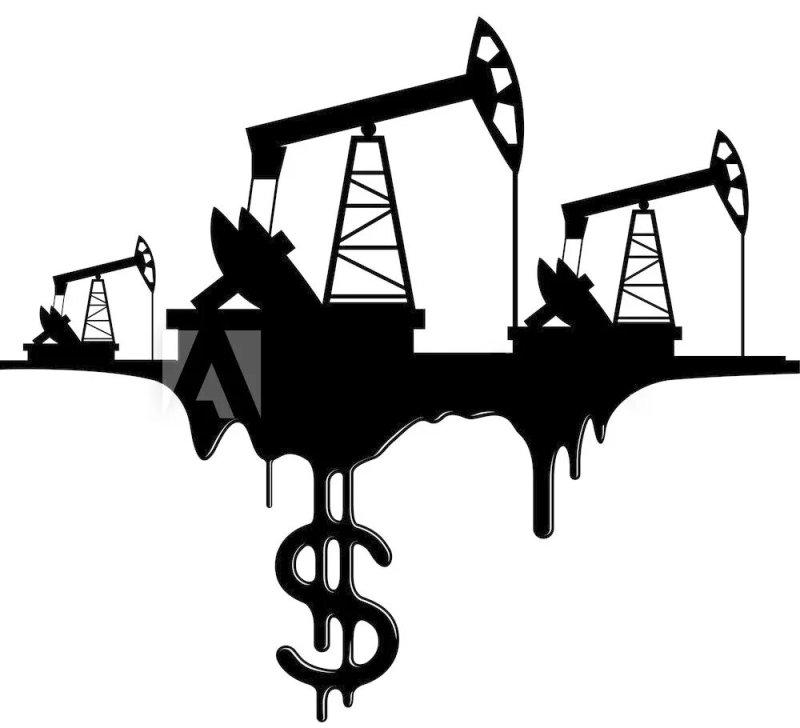 Добыча нефти вектор