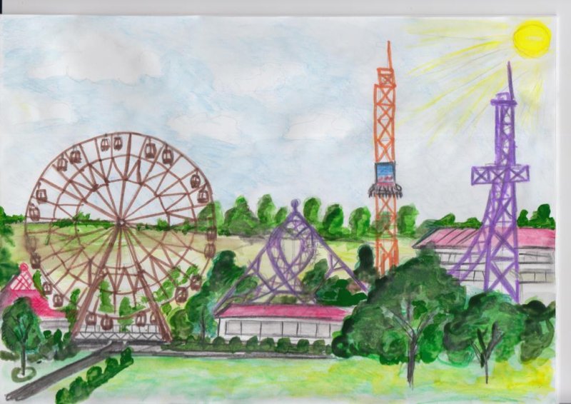 Нарисовать Сочи парк