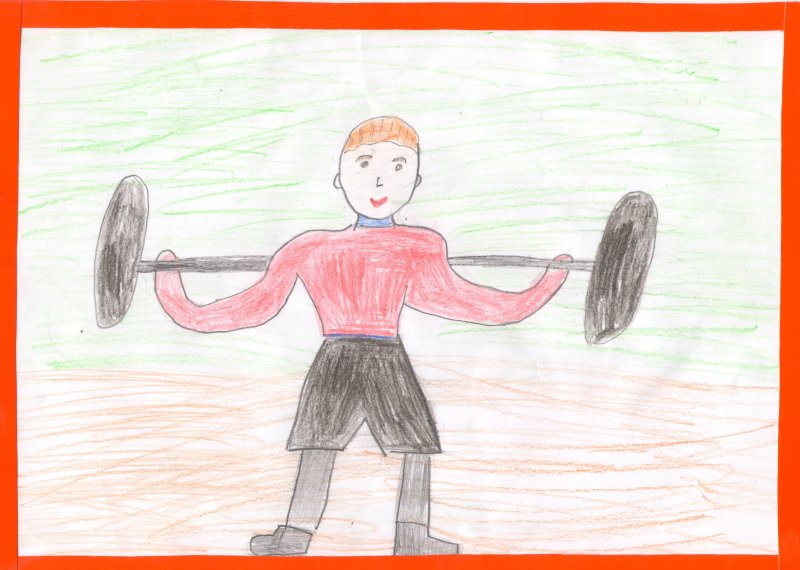 Рисунок на тему физкультура