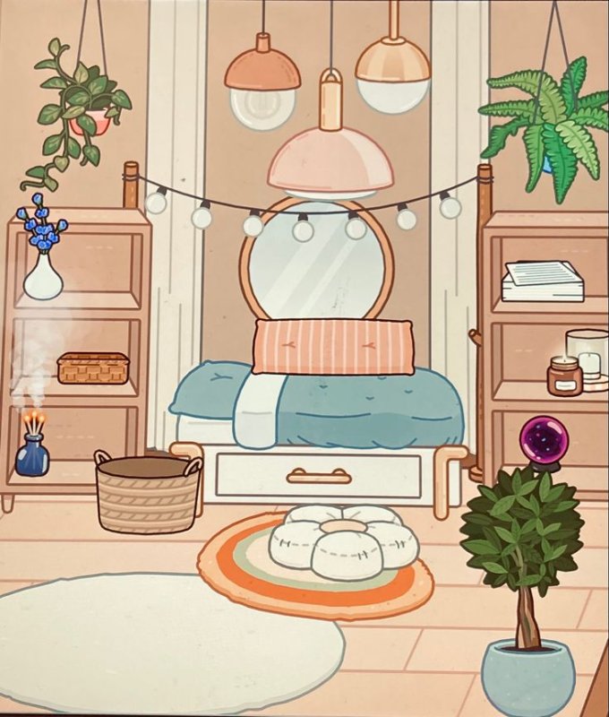 Toca boca комнаты