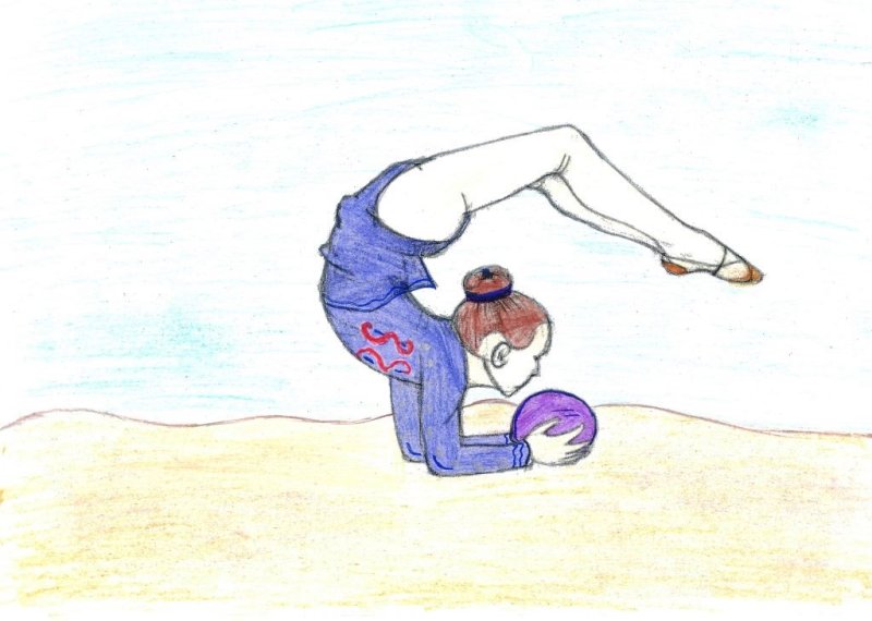 Детские рисунки на тему спорт