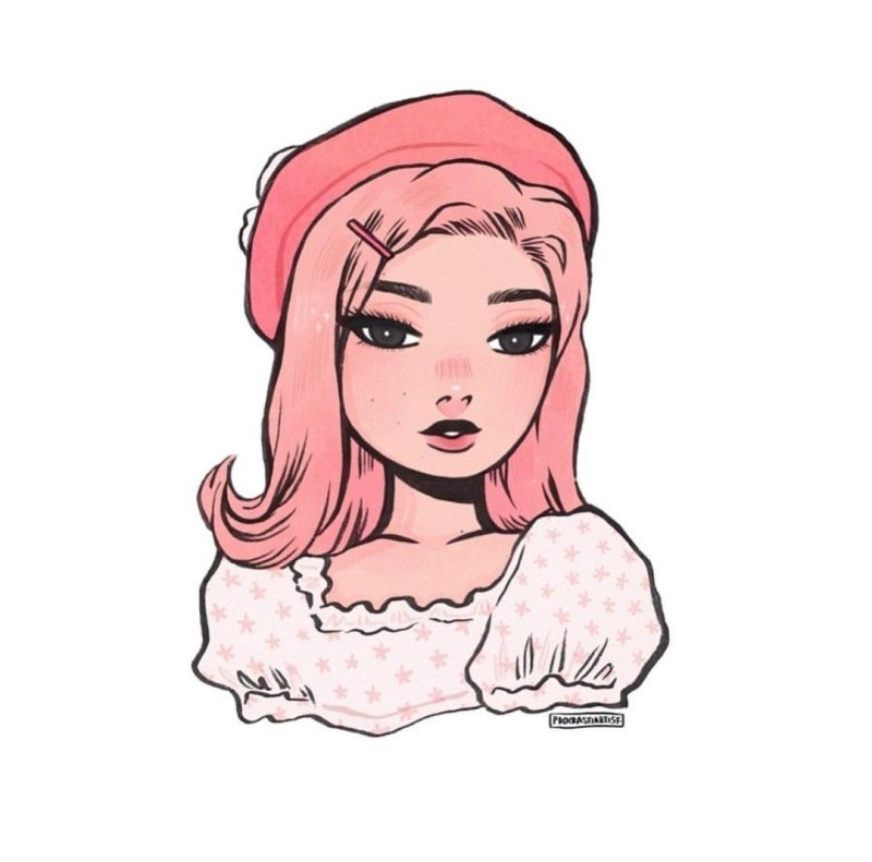 Рисунки из пинтереста девочки