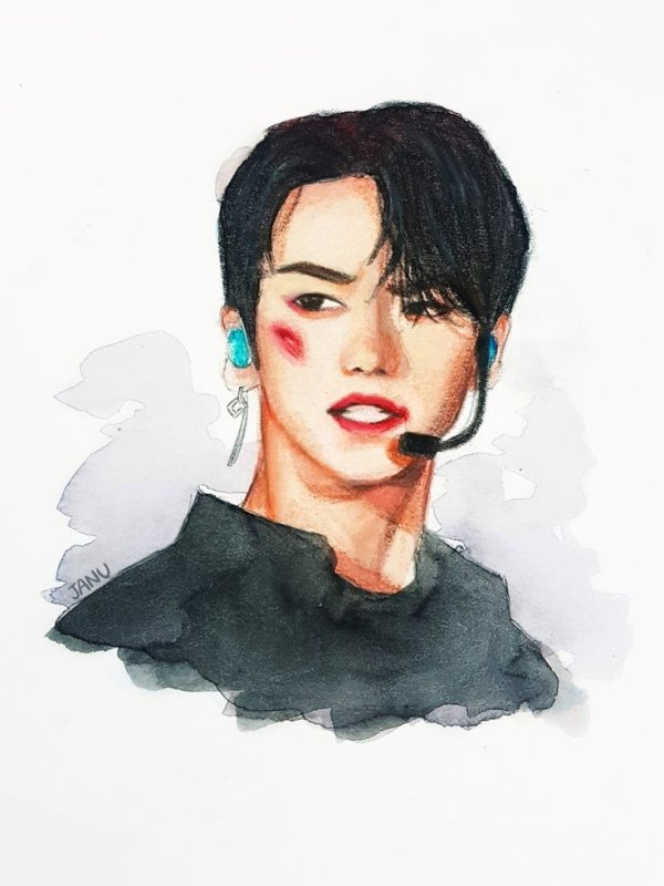 Ли Минхо из Stray Kids арт