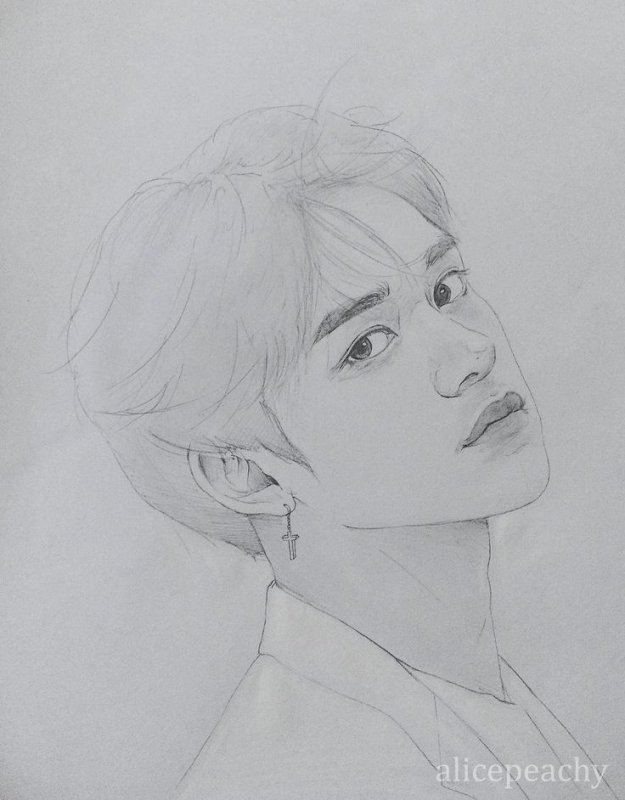 Хёнджин Stray Kids рисунки