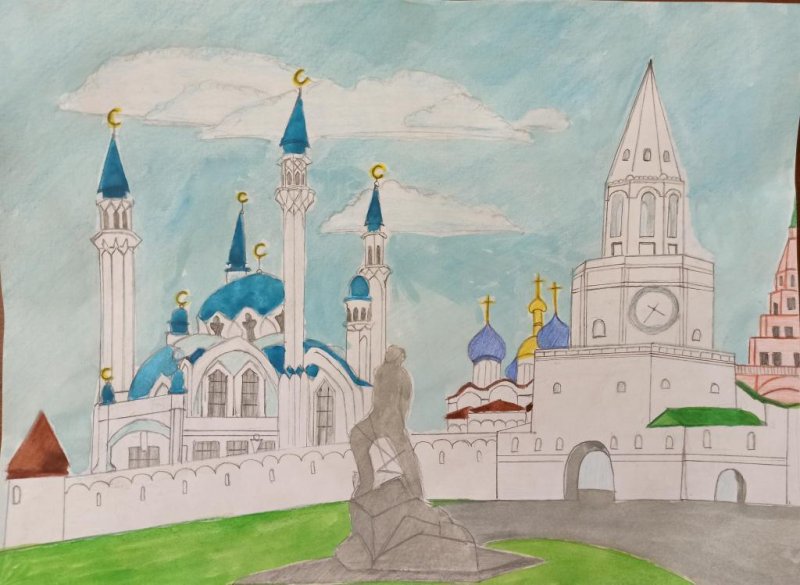 Казань детские рисунки