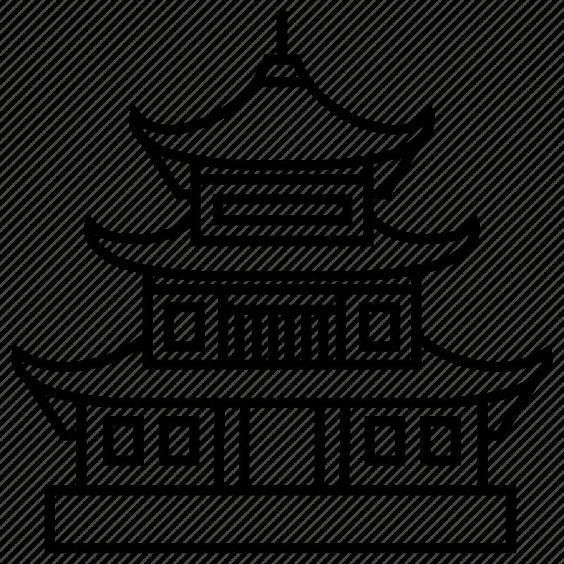 храм пагода в японии