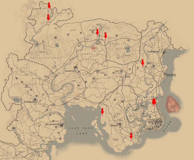 Dead Dead Redemption 2 карта