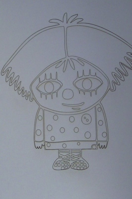 Рисуем домовенка