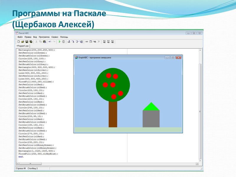 Изображения в Паскале