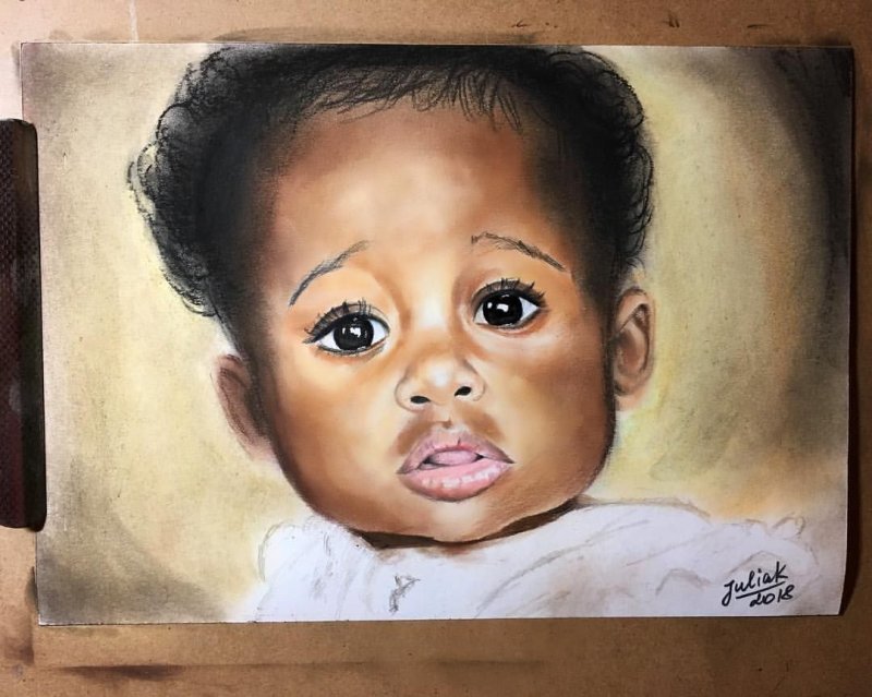 негритенок рисунок