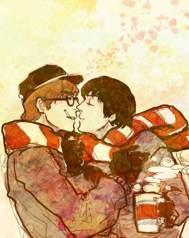 джеймс поттер и лили эванс арты