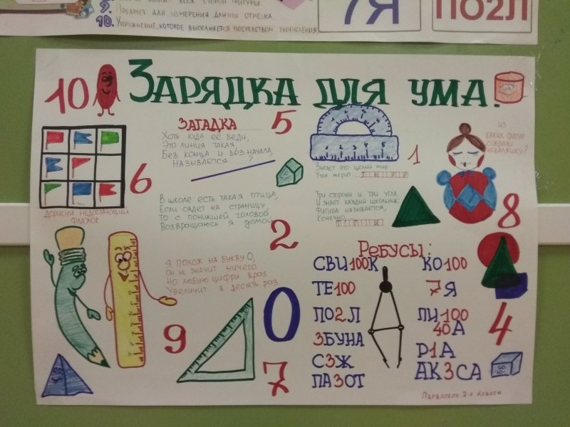 Газета на неделю математики