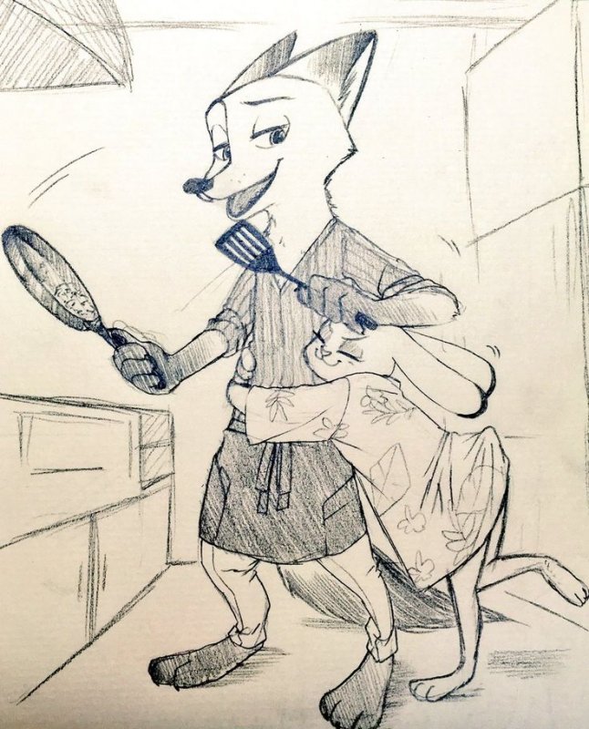 рисунки для срисовки из мультика зверополис джуди хоппс и ник уайльд