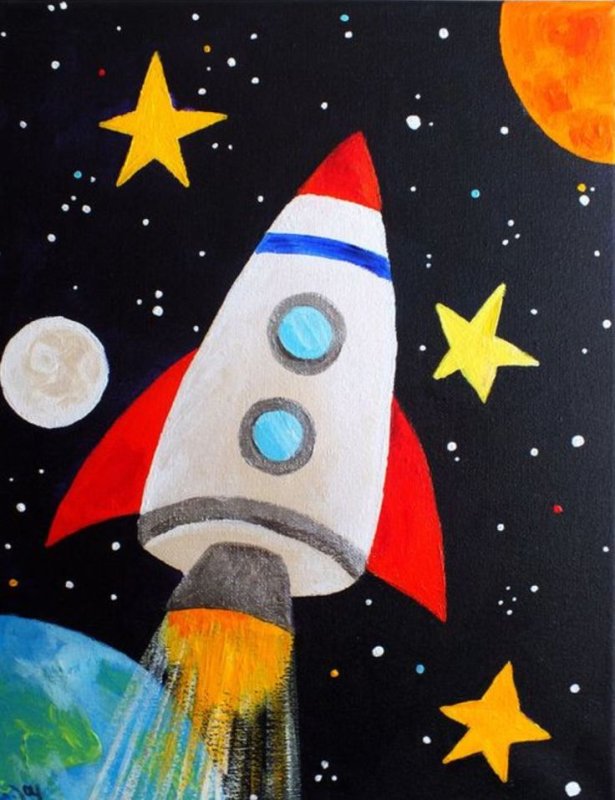 Рисунок на тему космос