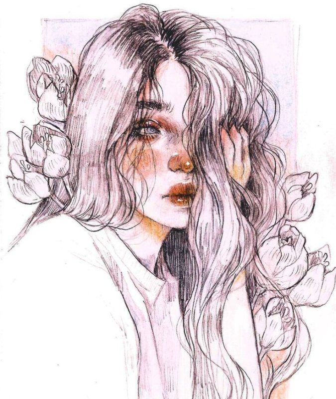 Рисунки для срисовки Эстетика