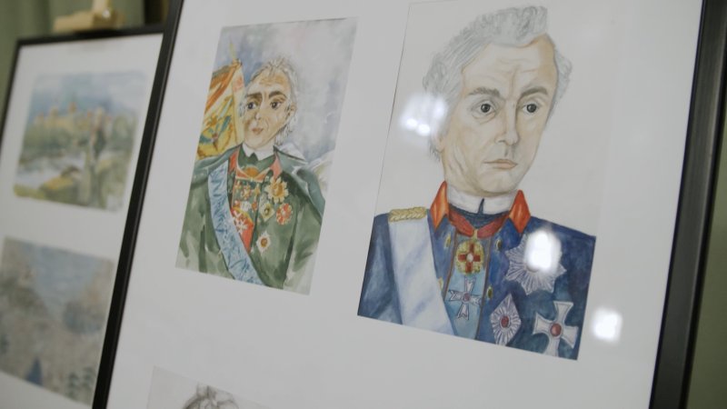 Портрет Суворова в Эрмитаже