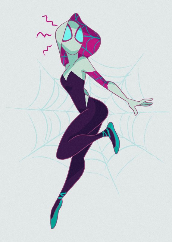 Гвен паук через вселенные