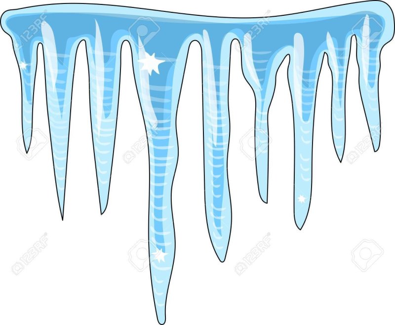 Сосульки для вырезания