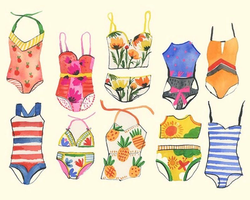 Бумажные купальники