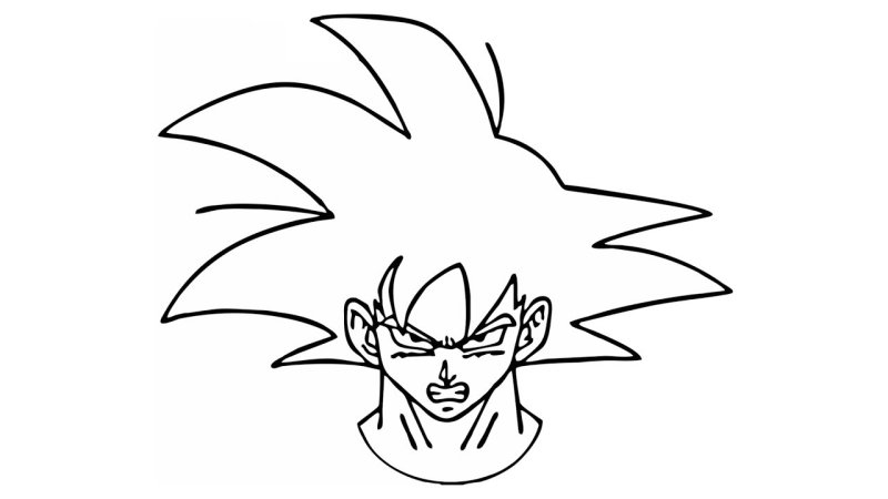 Рисунки Гоку лёгкие