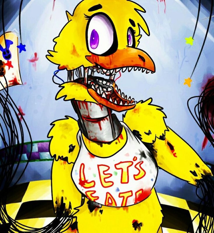 Олд чика из ФНАФ 2