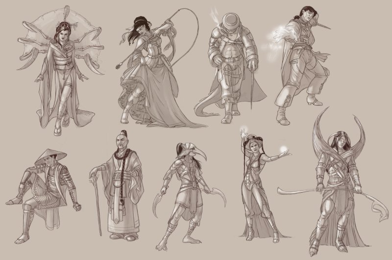 концепт арт персонажа