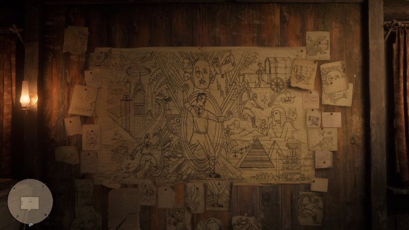 Red Dead Redemption 2 наскальные изображения