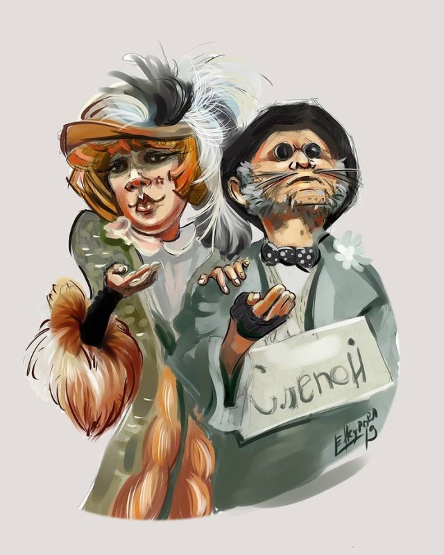 Лиса Алиса и кот Базилий