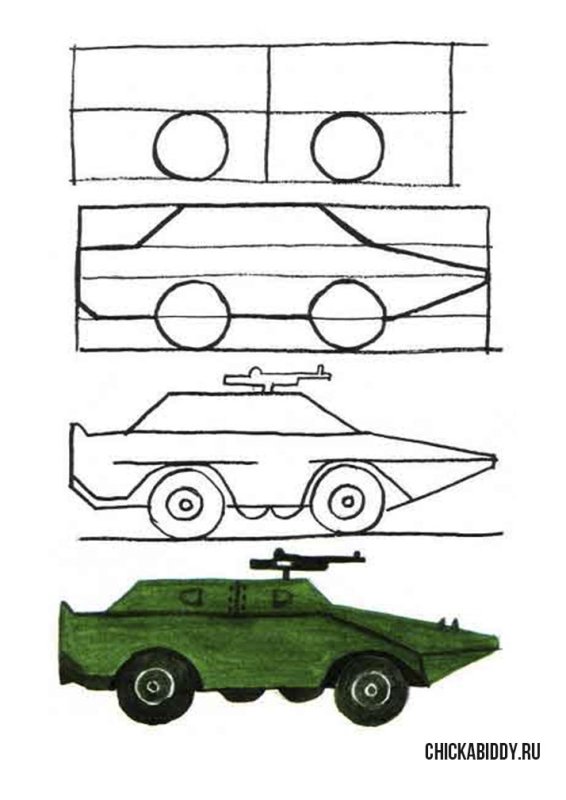 Рисование автомобиля