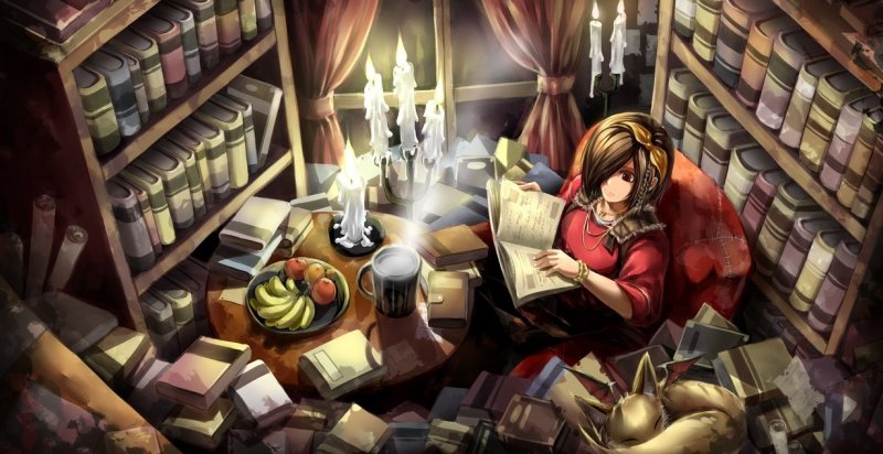 Чтение книг арт