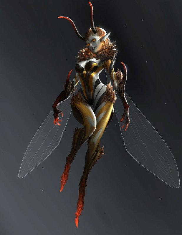 Богомол Monster girl Insectoid