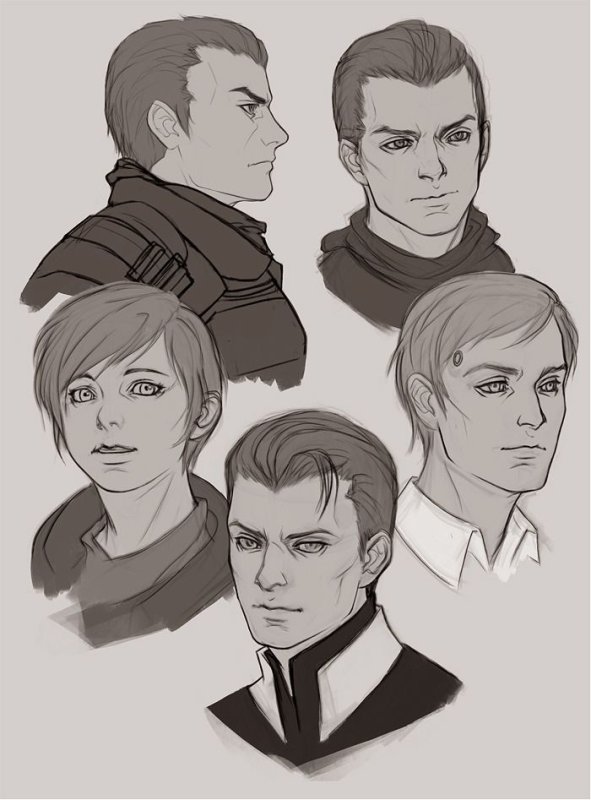 Detroit become Human арт