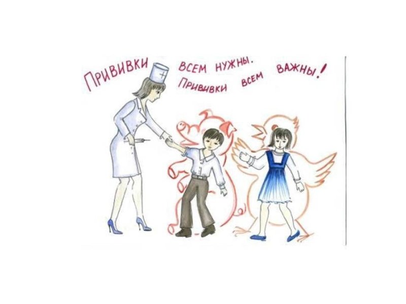 Рисунки о прививках