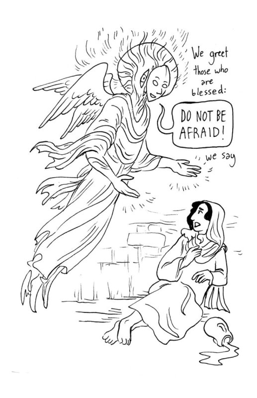 Библейское изображение ангела