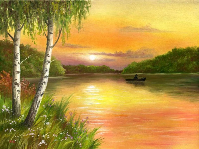 Живопись природа
