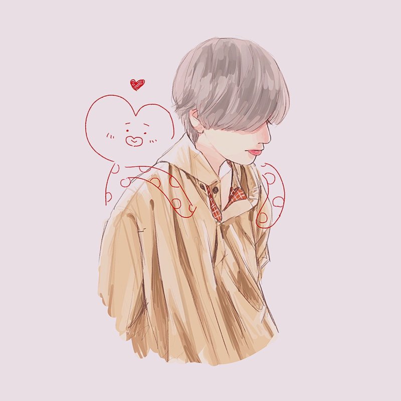 Чиби БТС Тэхен