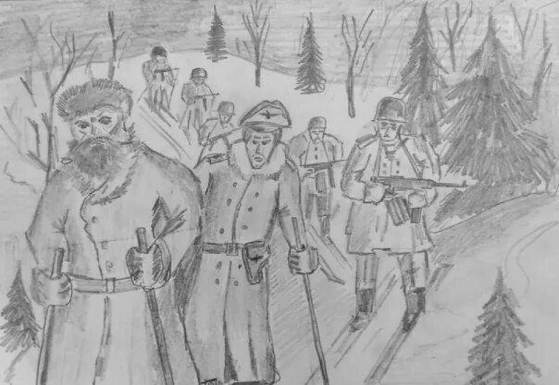 Опера Ивана Сусанина рисунок