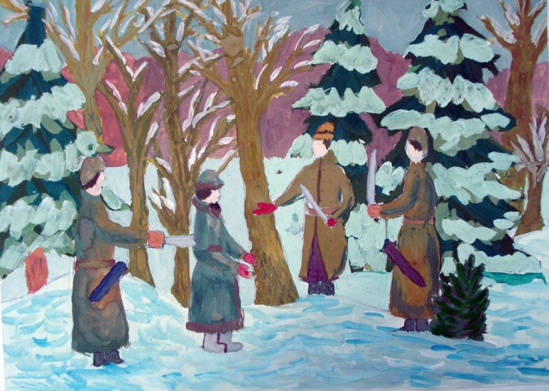 Опера Ивана Сусанина рисунок